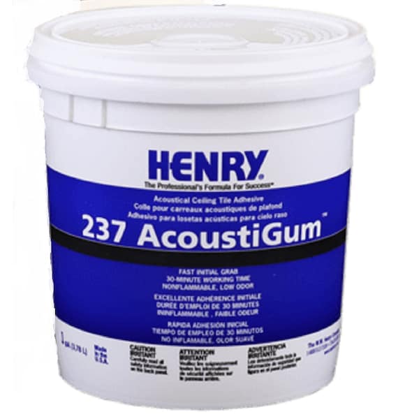 Henry Henry 237 AcoustiGum Acoustical Ceiling Tile Adhesive 1 GAL 237 1 GAL Zoro